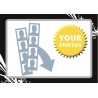 DE3112 - HAPPY-P. DECAL. NG BK 2 - BOTTOM RIGHT LATERAL DOOR (PHOTO SLOT) (34,5x24,5 cm - Inch 13,38x9,50)