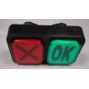 EL2910 - DOUBLE PUSH BUTTONS OK/CANCEL. NG