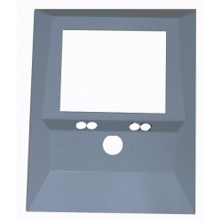 ME2906 - MONITOR & CAMERA FRONT METAL BODY. NG BLUE SONY-BUTTONS (LIGHT GREY)