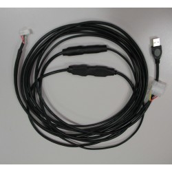 CA3412 - TOUCH CABLE FROM TOUCHBOARD TO USB PC + 12V ADAPTOR + USB EXTENSION (360cm - Inch 141.73)