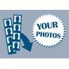 DE2912 - STARS DECAL. NG BU 2 - BOTTOM RIGHT LATERAL DOOR (PHOTO SLOT) (34,5x24,5 cm - Inch 13,38x9,50)