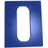 ME0014 - COIN ACCEPTOR METAL PLATE (12,1x15,2 cm - Inch 4,76x5,98) (BLUE)