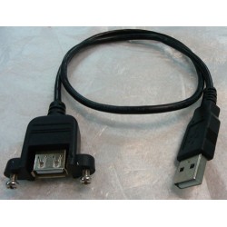 CA3417 -USB CABLE AM/AF-PANEL. STRIP (50 cm - Inch 19,69)