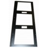 ME3535 - TOP LEFT COVER 3 MONITORS. MEGA COMBO (BLACK) (44x104 cm - Inch 17,3x41)