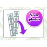 DE3702 - DECAL CRYSTAL WHITE - 2.BOTTOM RIGHT LATERAL DOOR (PHOTO SLOT) (34,5x24,5 cm - Inch 13,38x9,50)