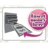 DE3708 - DECAL CRYSTAL WHITE - 8.INSERT MONEY (28,5x22 cm - Inch 11,02x8,66) ﻿ ﻿