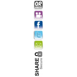 DE3401 – DECAL SOCIAL NETWORKS 2u TOP RIGHT/LEFT LATERAL (White) (6,5x50cm - Inch 2,4x15,7)