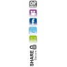 DE3401 – DECAL SOCIAL NETWORKS 2u TOP RIGHT/LEFT LATERAL (White) (6,5x50cm - Inch 2,4x15,7)