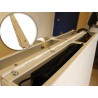 ME3432 - HORIZONTAL TOP-BOTTOM HINGE FOR THE STRIP