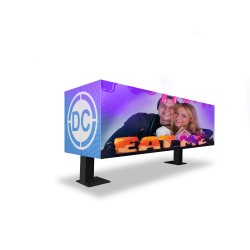 LED VIDEO 4 SIDES 2 PROJECTS SIGN