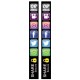 DE06019 - General-SocialNetBLACK-Left-Right - (6,5x52,49cm - 2.55x20.66in)