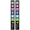 DE06019 - General-SocialNetBLACK-Left-Right - (6,5x52,49cm - 2.55x20.66in)